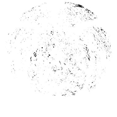 Grunge Yuvarlak Elementi. Yaratıcı Grafik Tasarımı İçin Soyut Çember Boyama. Tehlike Doku Arkaplanı. Bir Kaleydoskop 'un geometrik elementlerine sahip bir halka biçiminde arkaplan.