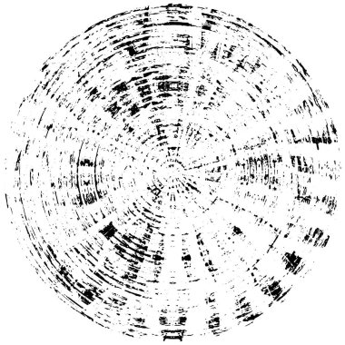 Grunge Yuvarlak Elementi. Yaratıcı Grafik Tasarımı İçin Soyut Çember Boyama. Tehlike Doku Arkaplanı. Bir Kaleydoskop 'un geometrik elementlerine sahip bir halka biçiminde arkaplan.