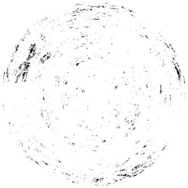 Grunge Yuvarlak Elementi. Yaratıcı Grafik Tasarımı İçin Soyut Çember Boyama. Tehlike Doku Arkaplanı. Bir Kaleydoskop 'un geometrik elementlerine sahip bir halka biçiminde arkaplan.