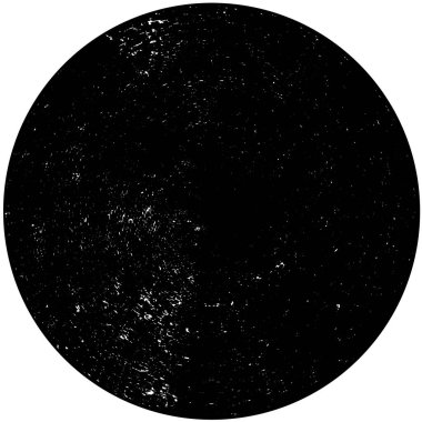 Grunge Yuvarlak Elementi. Yaratıcı Grafik Tasarımı İçin Soyut Çember Boyama. Tehlike Doku Arkaplanı. Bir Kaleydoskop 'un geometrik elementlerine sahip bir halka biçiminde arkaplan.