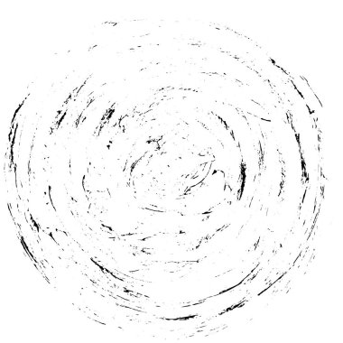 Grunge Yuvarlak Elementi. Yaratıcı Grafik Tasarımı İçin Soyut Çember Boyama. Tehlike Doku Arkaplanı. Bir Kaleydoskop 'un geometrik elementlerine sahip bir halka biçiminde arkaplan.