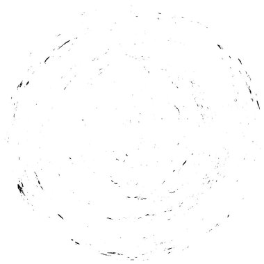 Grunge Yuvarlak Elementi. Yaratıcı Grafik Tasarımı İçin Soyut Çember Boyama. Tehlike Doku Arkaplanı. Bir Kaleydoskop 'un geometrik elementlerine sahip bir halka biçiminde arkaplan.