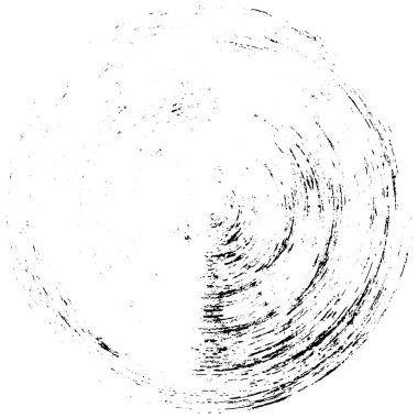 Grunge Yuvarlak Elementi. Yaratıcı Grafik Tasarımı İçin Soyut Çember Boyama. Tehlike Doku Arkaplanı. Bir Kaleydoskop 'un geometrik elementlerine sahip bir halka biçiminde arkaplan.