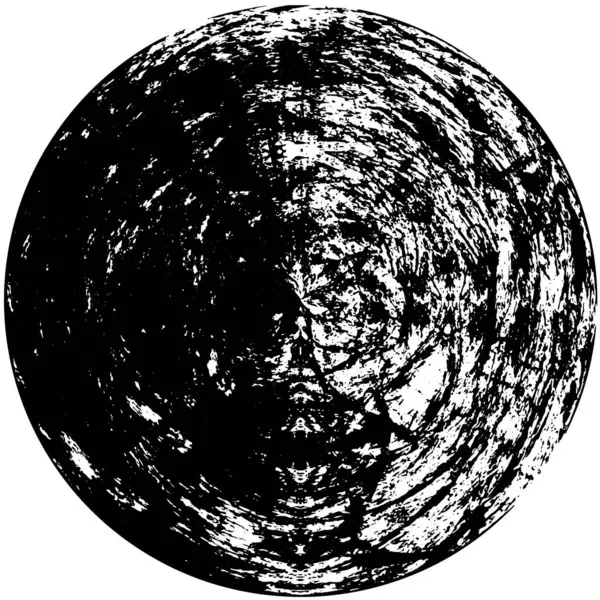 Grunge Element Peinture Abstraite Cercle Pour Conception Graphique Créative Distress — Image vectorielle