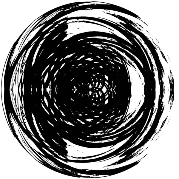 Grunge Okrągły Element Abstrakcyjne Circle Malowanie Kreatywnego Projektowania Graficznego Tło — Wektor stockowy