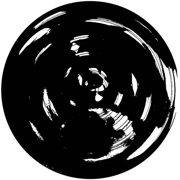 Grunge Element Abstract Circle Painting Voor Creatief Grafisch Ontwerp Stress — Stockvector