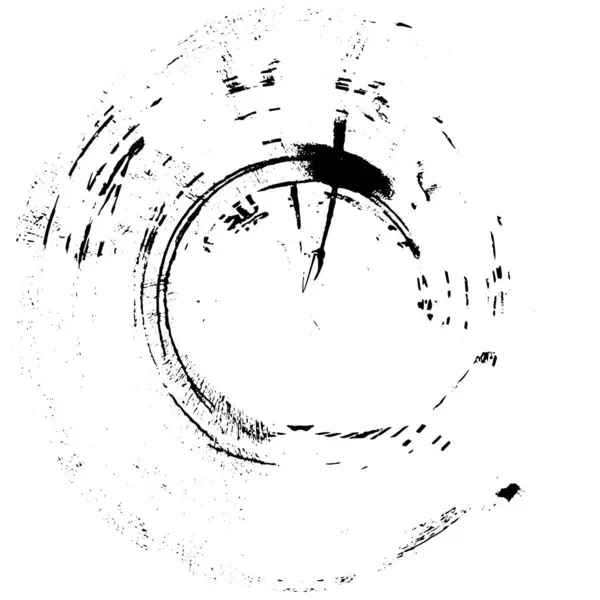 Στρογγυλό Στοιχείο Grunge Αφηρημένη Ζωγραφική Κύκλος Για Δημιουργικό Γραφικό Σχέδιο — Διανυσματικό Αρχείο