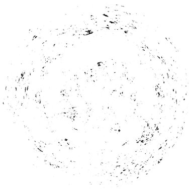 Grunge Yuvarlak Elementi. Yaratıcı Grafik Tasarımı İçin Soyut Çember Boyama. Tehlike Doku Arkaplanı. Bir Kaleydoskop 'un geometrik elementlerine sahip bir halka biçiminde arkaplan