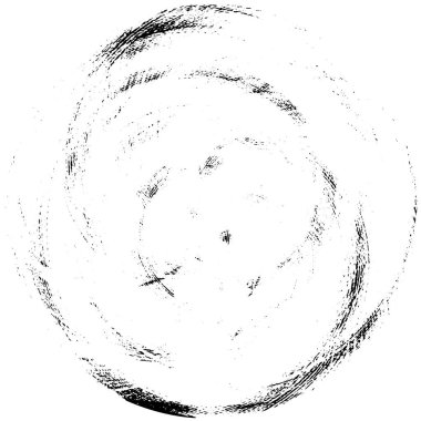 Grunge Yuvarlak Elementi. Yaratıcı Grafik Tasarımı İçin Soyut Çember Boyama. Tehlike Doku Arkaplanı. Bir Kaleydoskop 'un geometrik elementlerine sahip bir halka biçiminde arkaplan