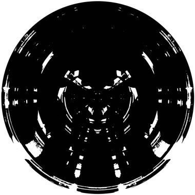 siyah ve beyaz grunge boya yüzey vektör çizimi 