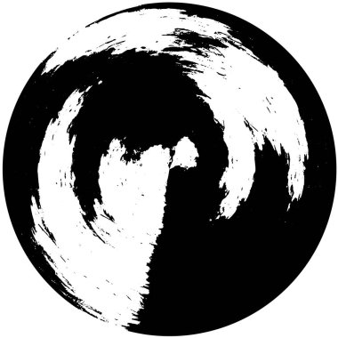 siyah ve beyaz grunge boya yüzey vektör çizimi 