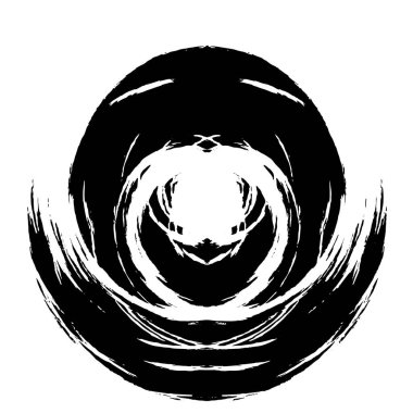 siyah ve beyaz grunge boya yüzey vektör çizimi 