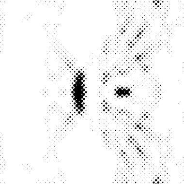 Grunge yarım ton vektör arkaplan. Yarı ton vektör dokusunu belirler. Gradyan yarım ton, pop sanatında arka planda yer alır. Siyah ve beyaz desenli. Mürekkep Yazdırma Sıkıntısı Arkaplanı 