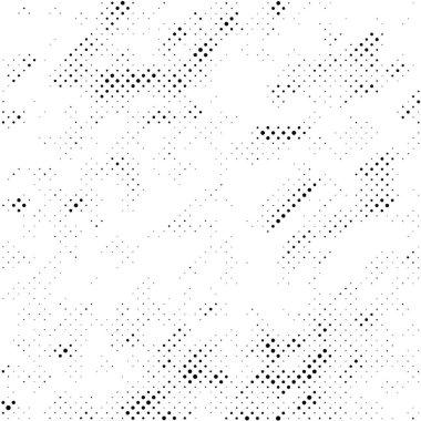 Soyut arkaplan. Yarım ton noktalar deseni. Siyah ve beyaz vektör çizimi