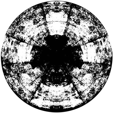 siyah beyaz alçı vektör illüstrasyonunu çatlatıyor