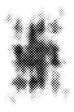 Grunge yarım ton vektör arkaplan. Yarı ton vektör dokusunu belirler. Gradyan yarım ton, pop sanatında arka planda yer alır. Siyah ve beyaz desenli. Mürekkep Yazdırma Sıkıntısı Arkaplanı 