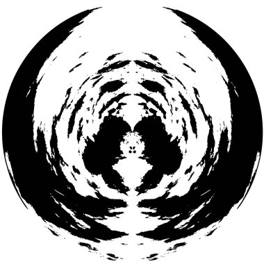 Eski çatlak boyanın dairesindeki grunge dokusu. 