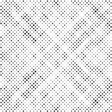 Siyah ve Beyaz Tek Renkli Tehlike Vektör Dokusunda Noktalar ve Gölgeler 