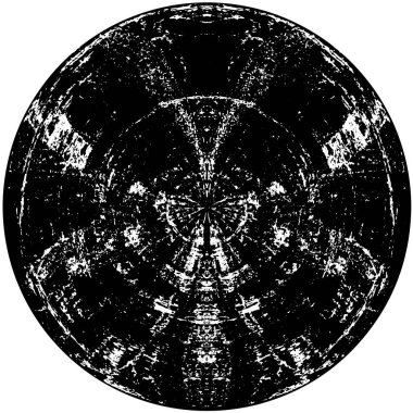 Siyah ve beyaz çatlaklarla dokuma ya da daire