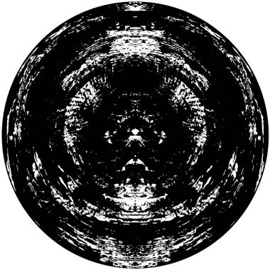 Siyah ve beyaz çatlaklarla dokuma ya da daire