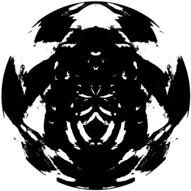 siyah ve beyaz yuvarlak arkaplan grunge dokusu