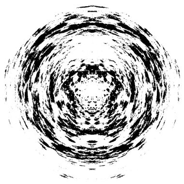 siyah ve beyaz yuvarlak arkaplan grunge dokusu