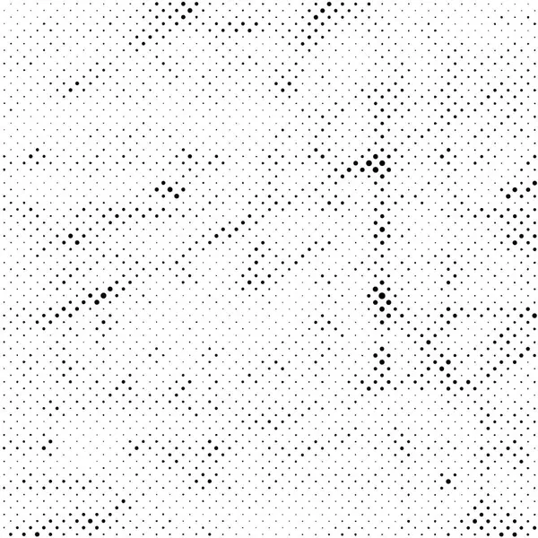 Гранж Полутоновый Векторный Фон Половинчатые Точки Векторной Текстуры Гравировка Одной — стоковый вектор