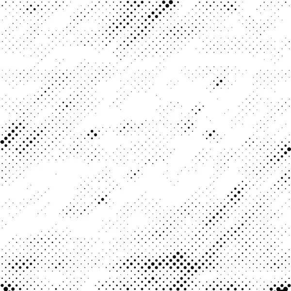 Abstracte Achtergrond Halftone Puntjes Patroon Zwart Wit Vector Illustratie — Stockvector