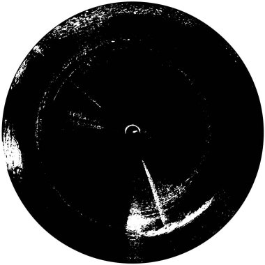 siyah ve beyaz yuvarlak arkaplan grunge dokusu