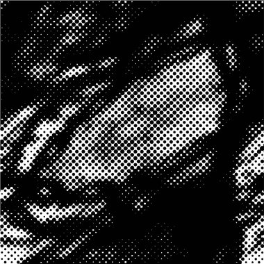 Soyut arkaplan. Yarım ton Grunge Doku. Siyah ve beyaz vektör çizimi.