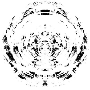 siyah ve beyaz yuvarlak arkaplan grunge dokusu