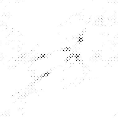 Soyut arkaplan. Yarım ton Grunge Doku. Siyah ve beyaz vektör çizimi.