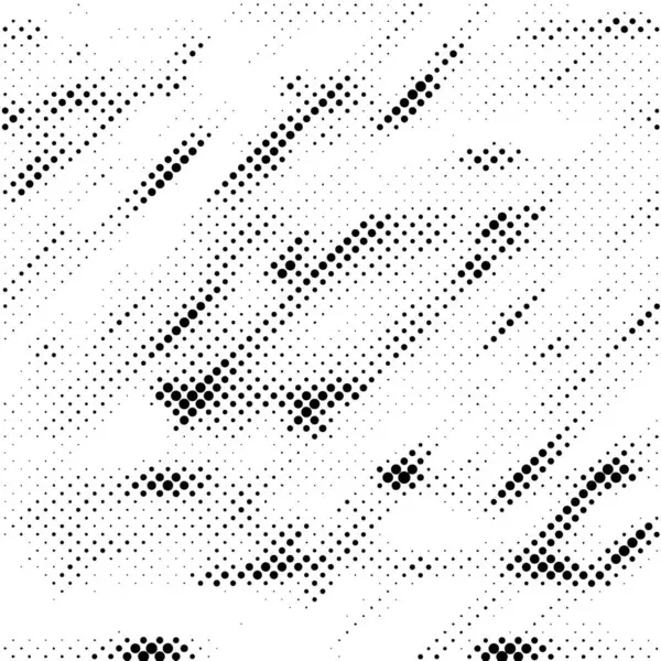 Абстрактний Фон Напівтонні Плями Грандж Текстури Чорно Біла Векторні Ілюстрації — стоковий вектор