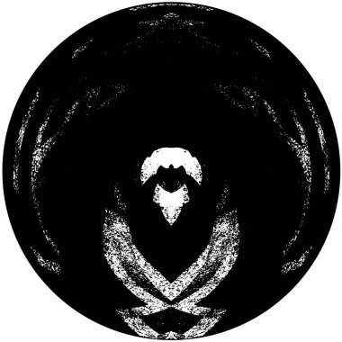 dağınık sıçramalar ve lekeler ile yuvarlak afiş arka planı, soyut duvar kağıdı