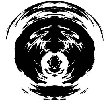 dağınık sıçramalar ve lekeler ile yuvarlak afiş arka planı, soyut duvar kağıdı