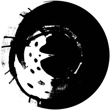 Soyut grunge arkaplanı. siyah renk beyaz desenli arkaplan