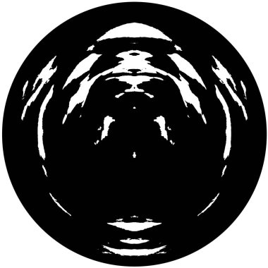 soyut yuvarlak siyah beyaz arkaplan