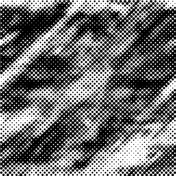 Чорно Білий Півтоновий Візерунок Абстрактний Фон Чорнила Друку Точки Грандж — стоковий вектор