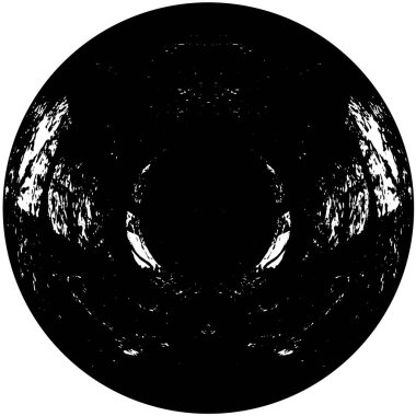 soyut yuvarlak şekil siyah ve beyaz desenli arkaplan