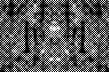 siyah ve beyaz grunge arka plan. soyut desen, vektör illüstrasyonu