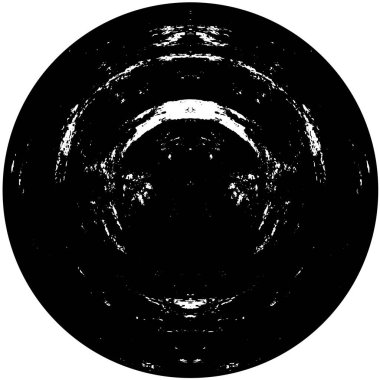 soyut yuvarlak şekil siyah ve beyaz desenli arkaplan