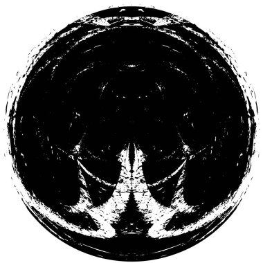 soyut yuvarlak şekil siyah ve beyaz desenli arkaplan