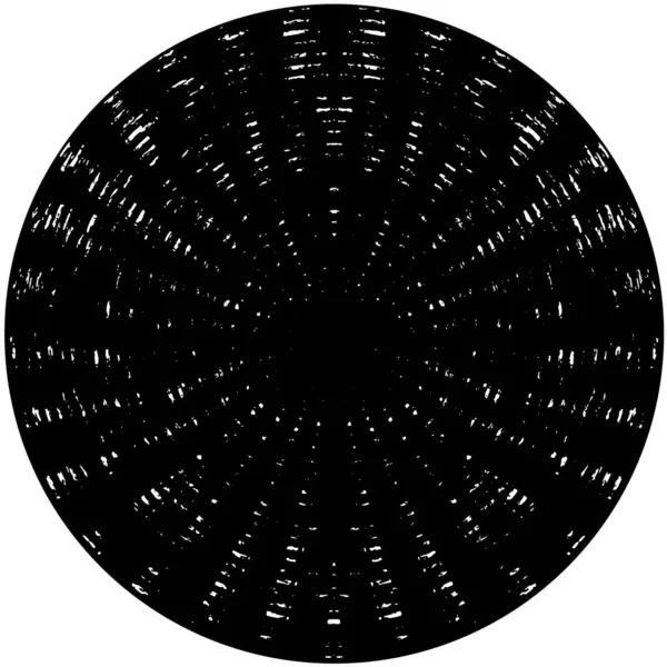 抽象的な丸い形 黒と白のテクスチャされた背景 — ストックベクタ
