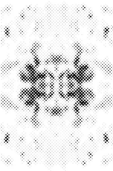 Abstrait Monochrome Noir Blanc Fond Altéré — Image vectorielle