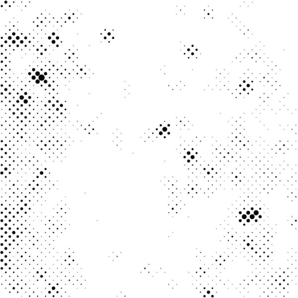 Abstrait Monochrome Noir Blanc Fond Altéré — Image vectorielle
