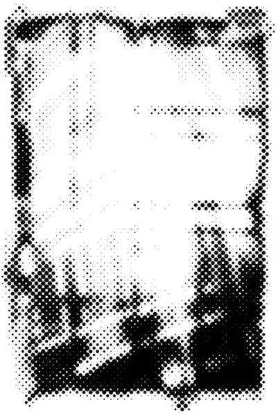 Abstrakter Monochromer Schwarz Weißer Verwitterter Hintergrund — Stockvektor