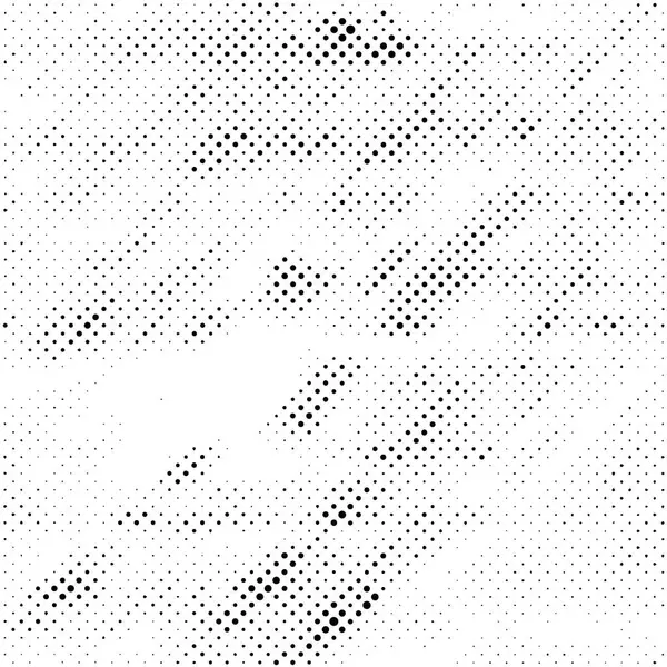 Чорно Білий Півтоновий Візерунок Чорнила Друкувати Тло Точки Грандж Текстури — стоковий вектор