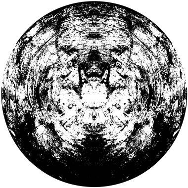 soyut yuvarlak şekilli akromatik desenli arkaplan