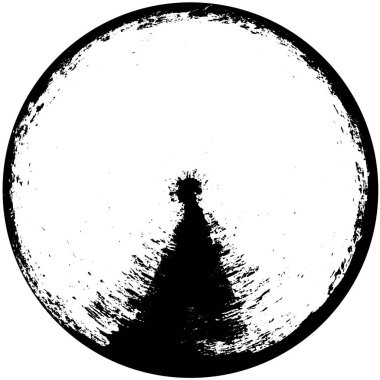 soyut yuvarlak şekilli akromatik desenli arkaplan