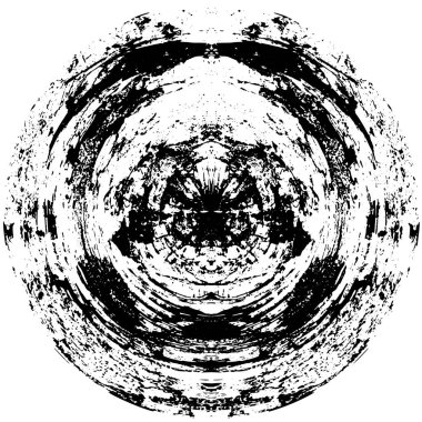 soyut yuvarlak şekilli akromatik desenli arkaplan